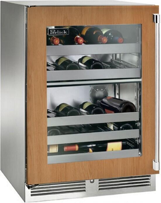 Perlick HP24DM44LL  Signature Series 24 Inch Built-In Wine Cooler