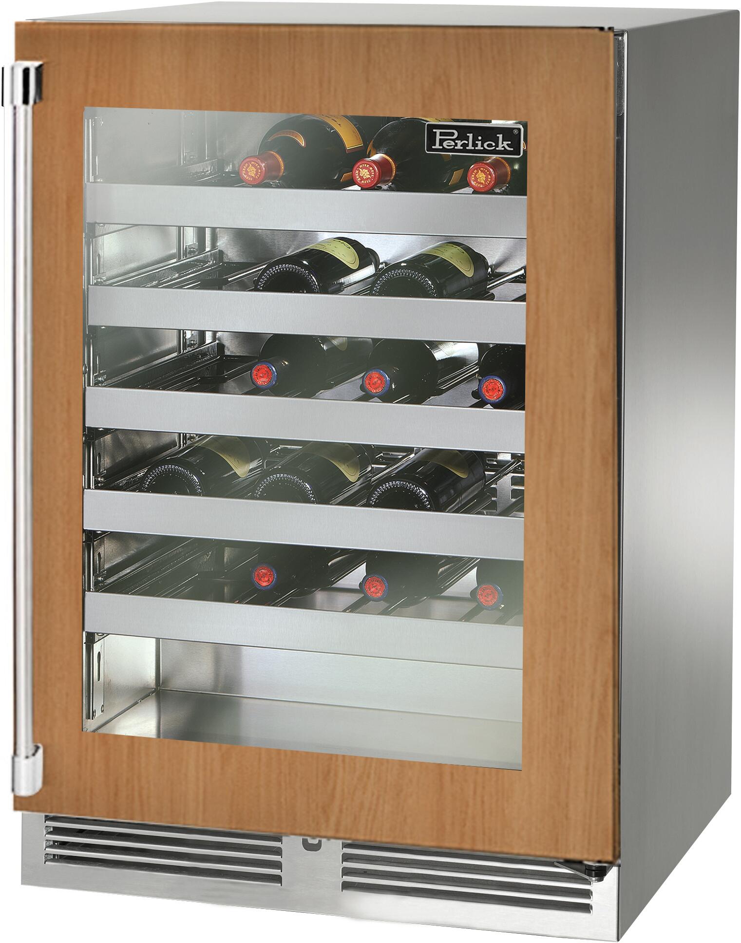 Perlick HP24WM44R  Signature Series 24 Inch Built-In Wine Cooler