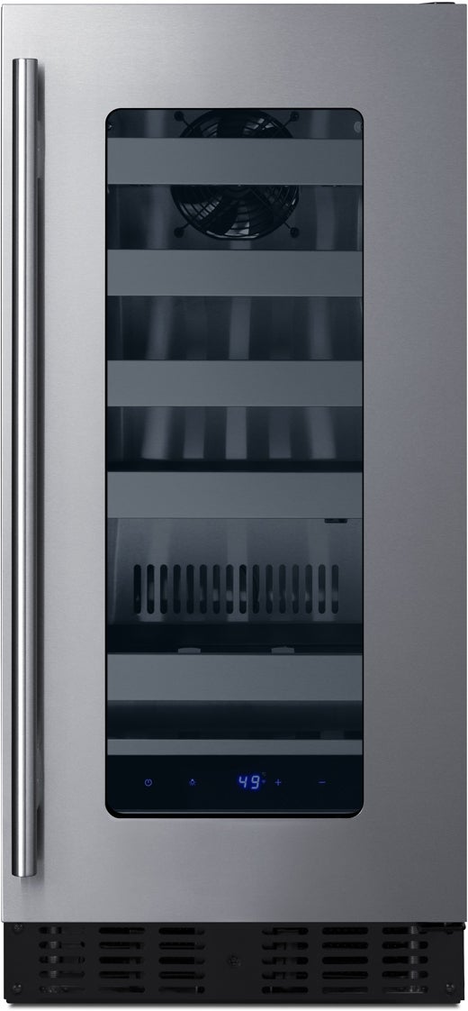 Summit ASDW1522 15 Inch Built-In and Freestanding Wine Cooler
