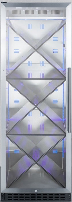 Summit SCR1401LHXCSS 24 Inch Freestanding Wine Cooler