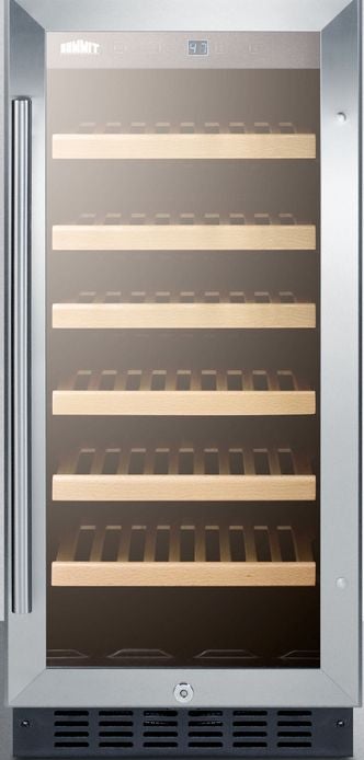 Summit SWC1535BCSS 15 Inch Stainless Steel Built-In Wine Cooler