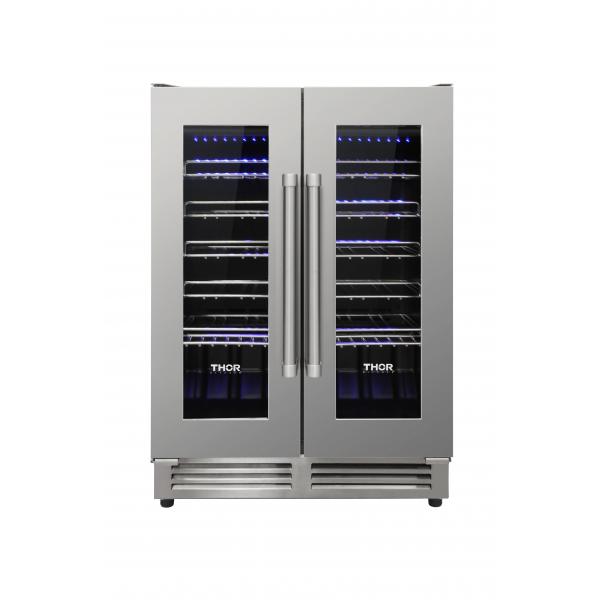 Thor Kitchen TWC2402 24 Inch Stainless Steel Built-In and Freestanding Wine Cool