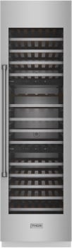 Thor 24 Inch Built-In Wine Column Column With 12.4 Cu. Ft. Capacity: Stainless Steel