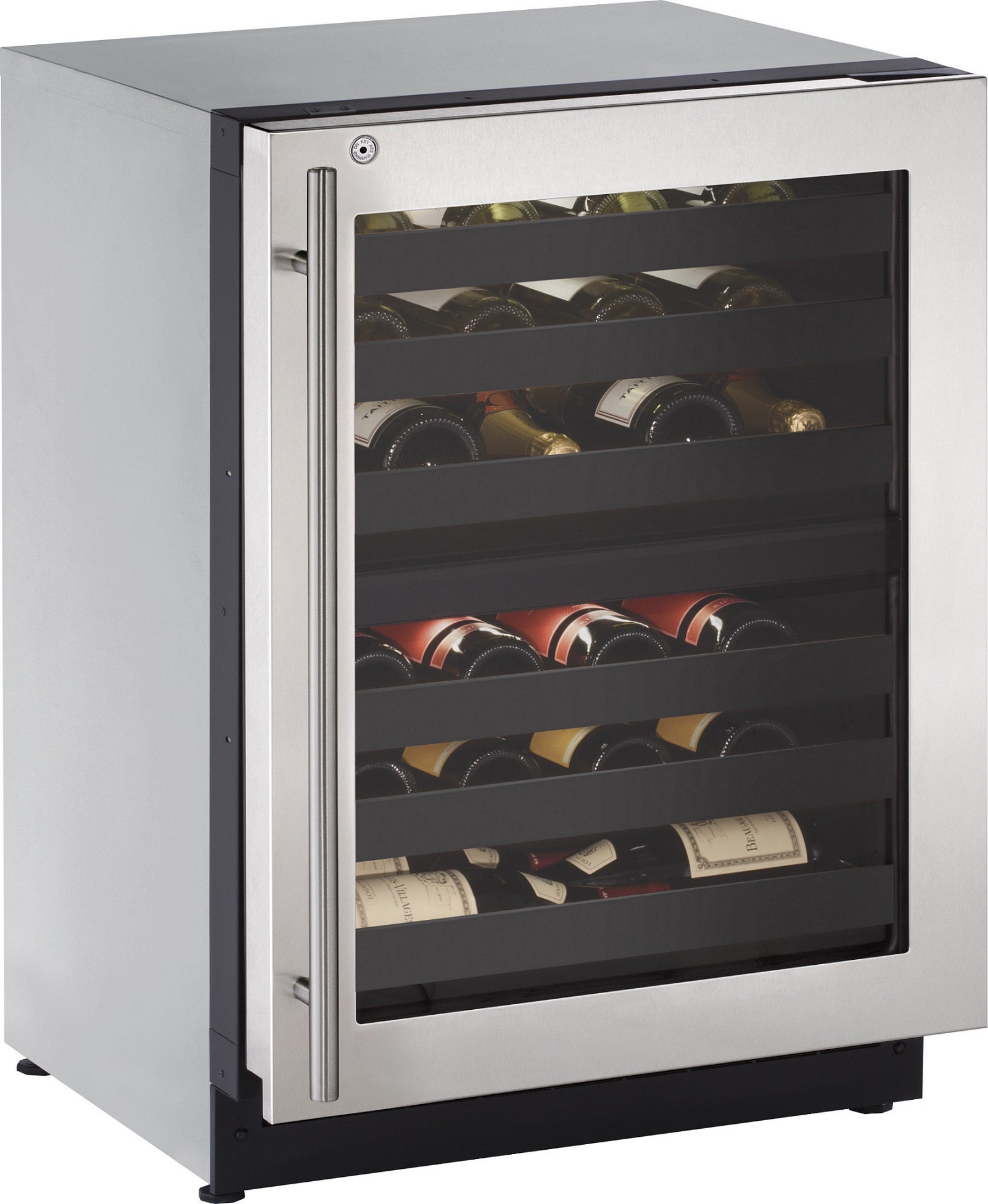 U-Line U2224ZWCS13B Wine Captain 2000 Series 24 Inch Stainless Steel Built-In Wine Cooler