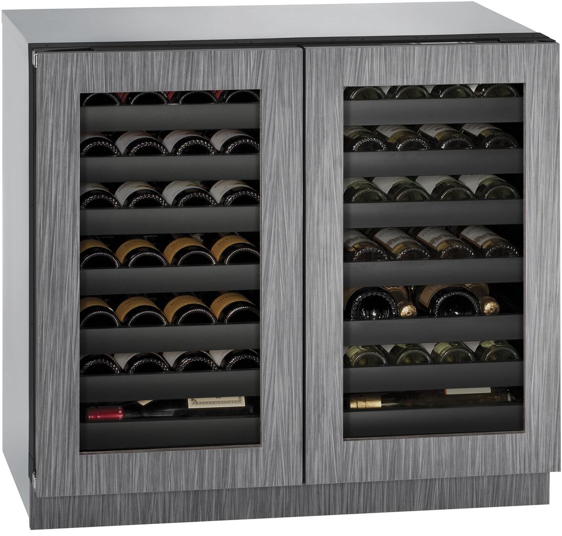 U-Line U3036WCWCINT00B Modular 3000 Series 36 Inch Panel Ready Built-In and Freestanding Wine Cooler