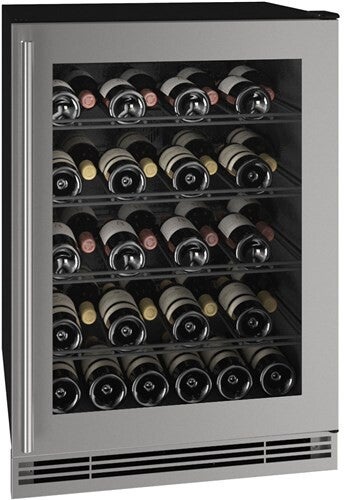 U-Line UHWC024SG01A  1 Class Series 24 Inch Stainless Steel Built-In and Freestanding Wine Cooler