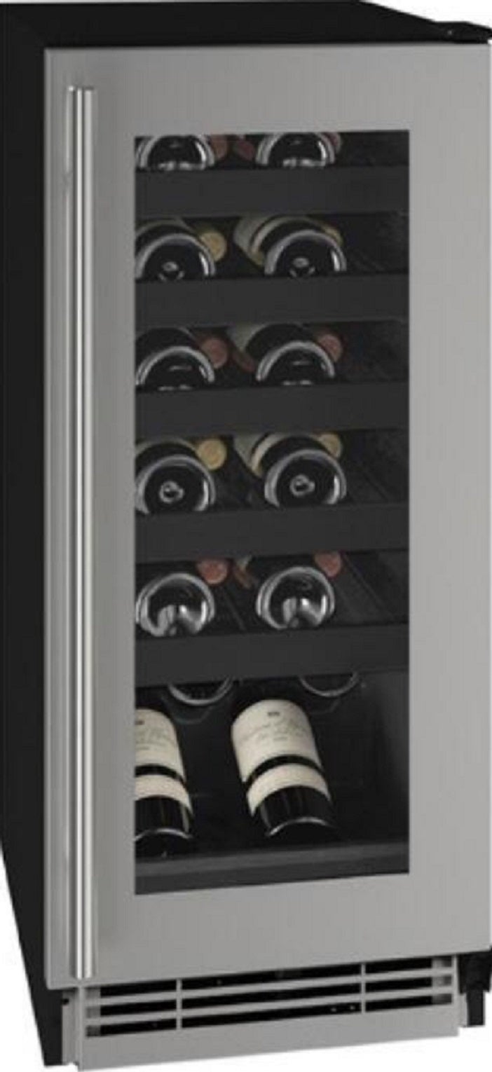U-Line UHWC115SG01A 1 Class Series 15 Inch Stainless Steel Built-In and Freestanding Wine Cooler