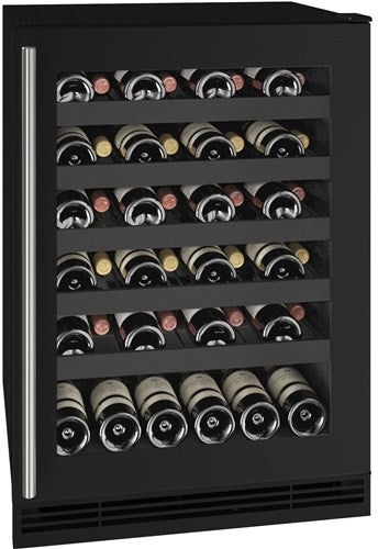 U-Line UHWC124BG01A 24 Inch Black Built-In and Freestanding Wine Cooler