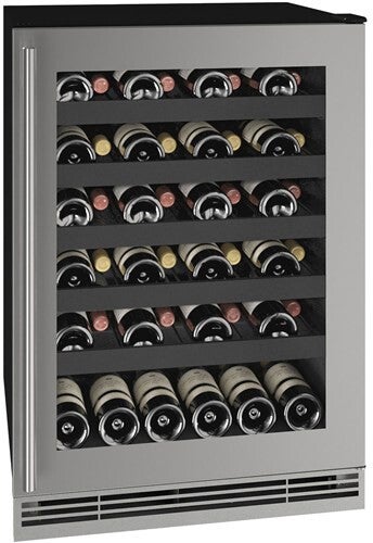 U-Line UHWC124SG01A 24 Inch Stainless Steel Built-In and Freestanding Wine Cooler