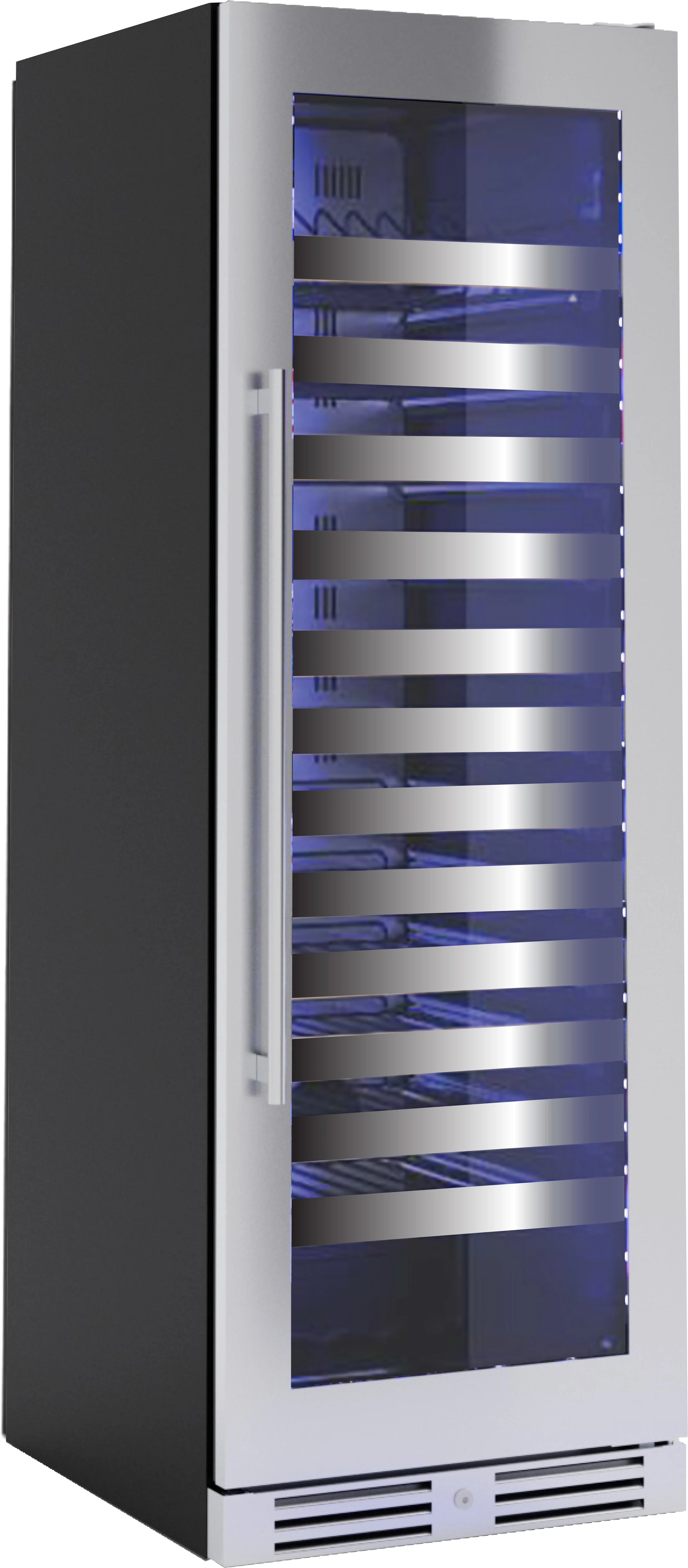 XO XOU2470WGS 24 Inch Stainless Steel Built-In and Freestanding Wine Cooler