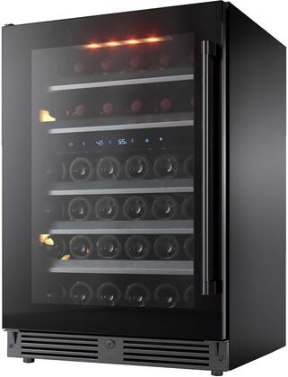 XO XOU24WDZGBL  24 Inch Built-In and Freestanding Wine Cooler