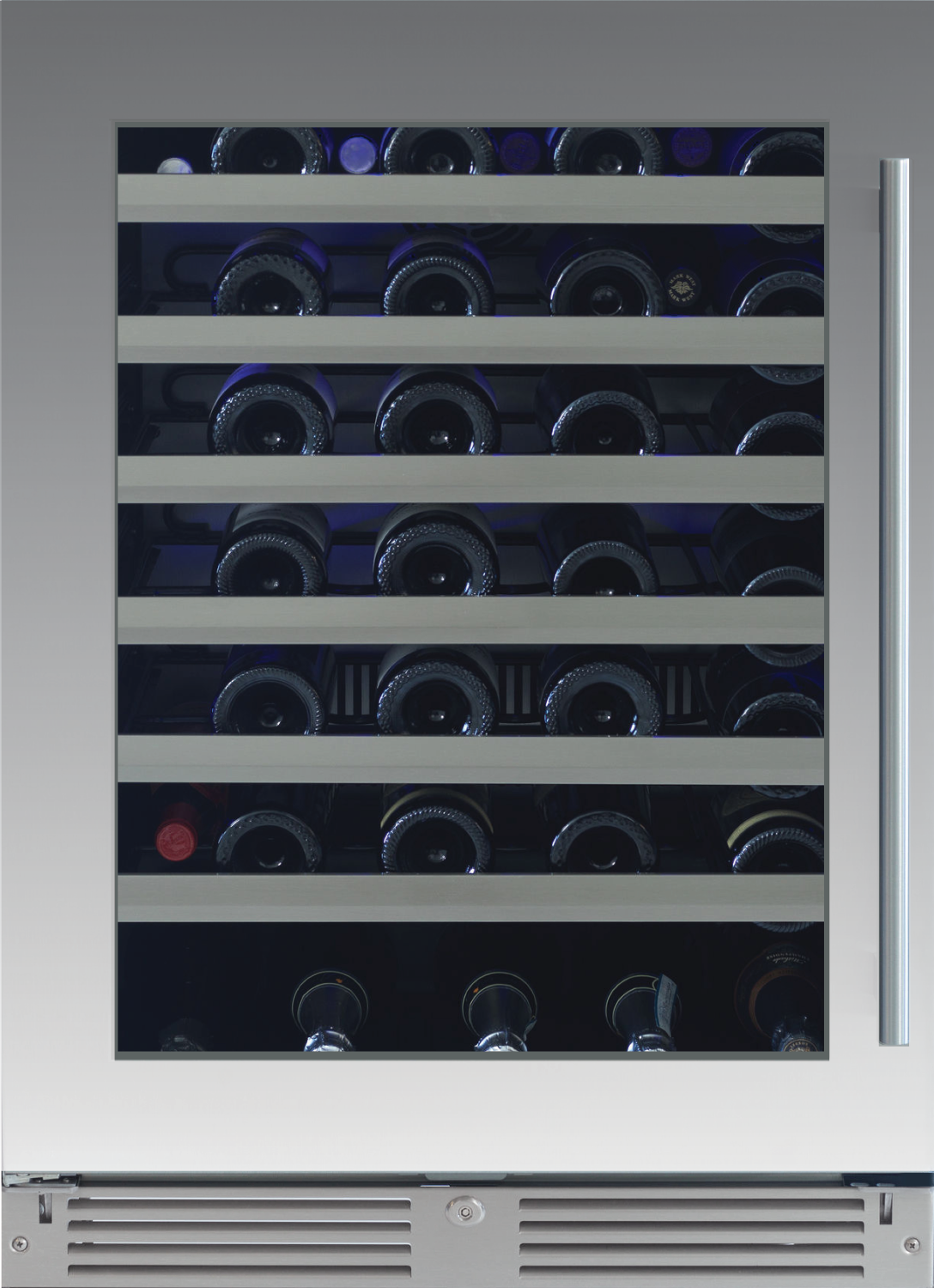 XO XOU24WGSL 24 Inch Stainless Steel Built-In and Freestanding Wine Cooler