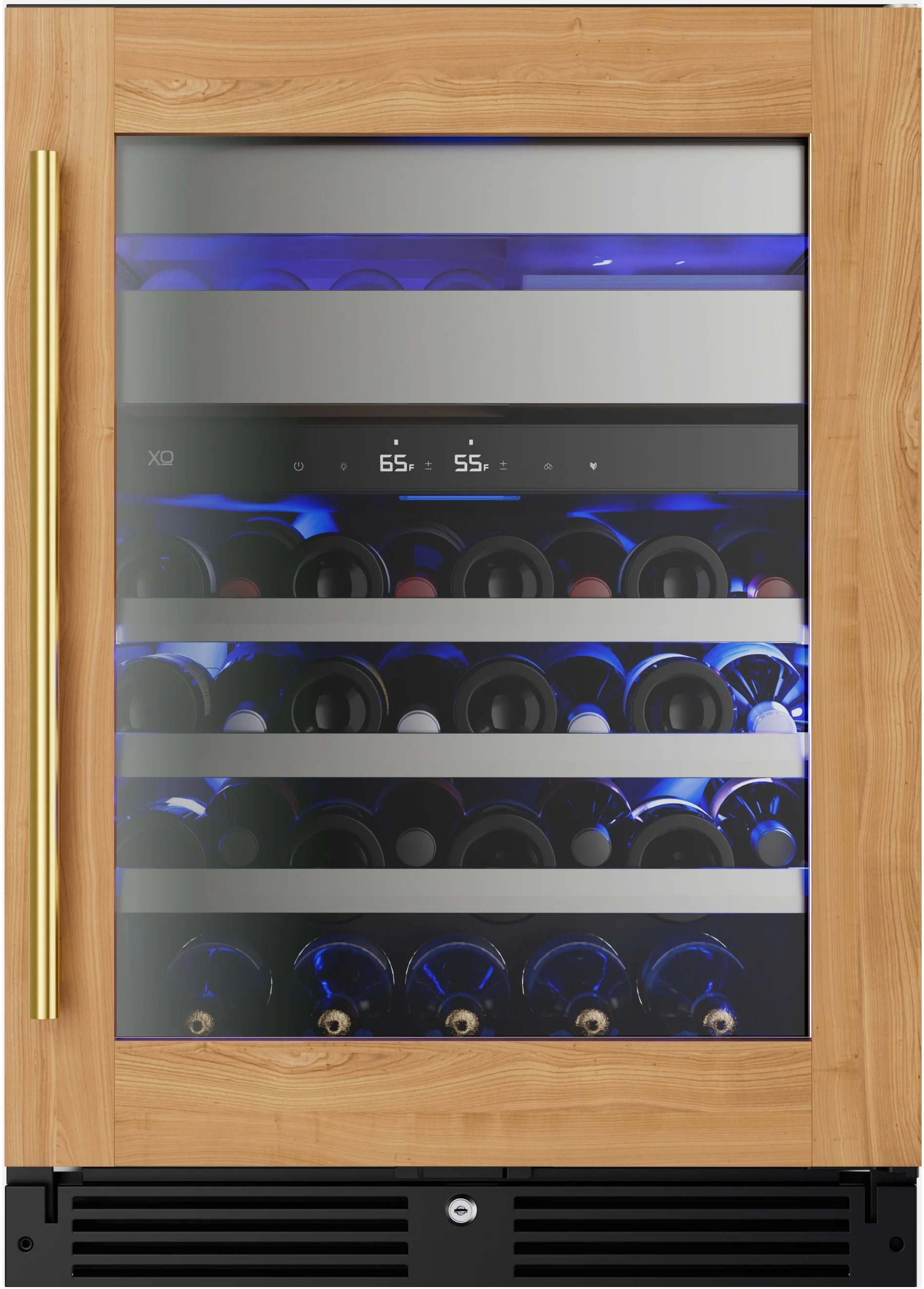 XO XOU24WWGOR 24 Inch Panel Ready Built-In and Freestanding Wine Cooler