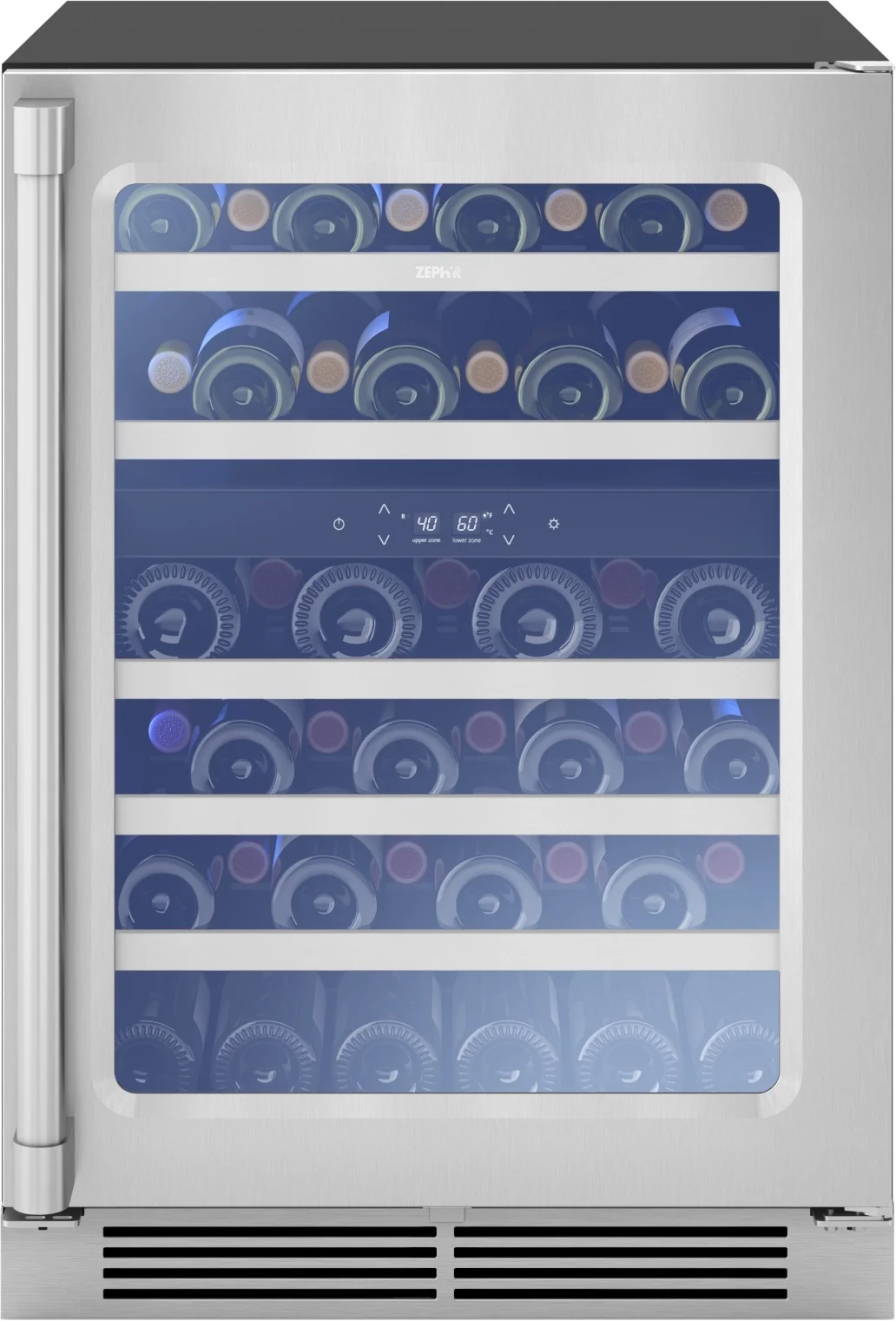 Zephyr PRPW24C02AG Presrv Series 24 Inch Stainless Steel Wine Cooler