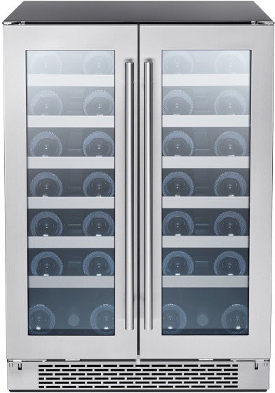 Zephyr PRW24C32BG 24 Inch Stainless Steel Built-In and Freestanding Wine Cooler