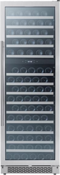 Zephyr PRW24F02BG 24 Inch Stainless Steel Built-In and Freestanding Wine Cooler