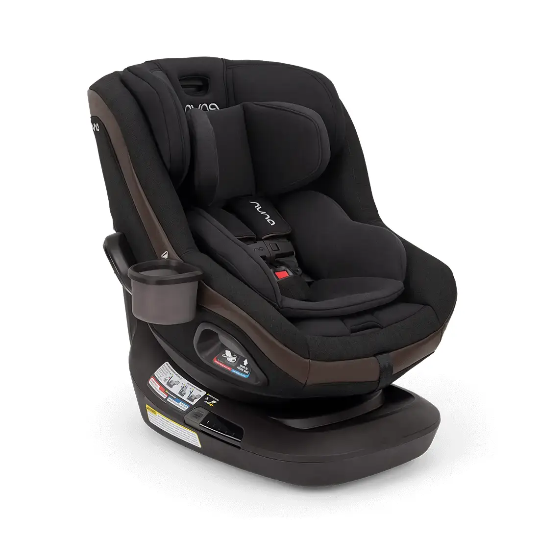 Nuna REVV Maxx Rotating Convertible Car Seat with Cupholder - Caviar