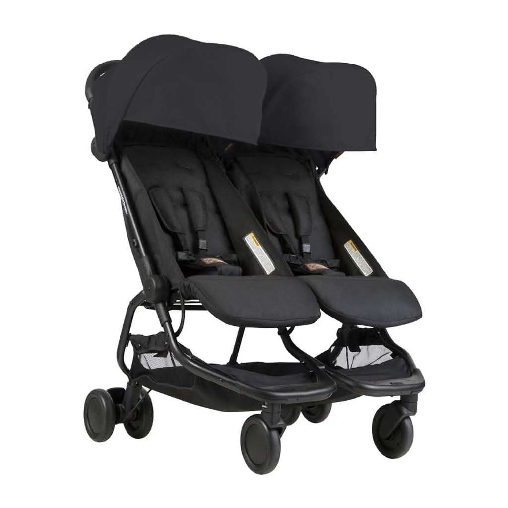 Mountain Buggy Nano Duo V1 Stroller - Color: Black