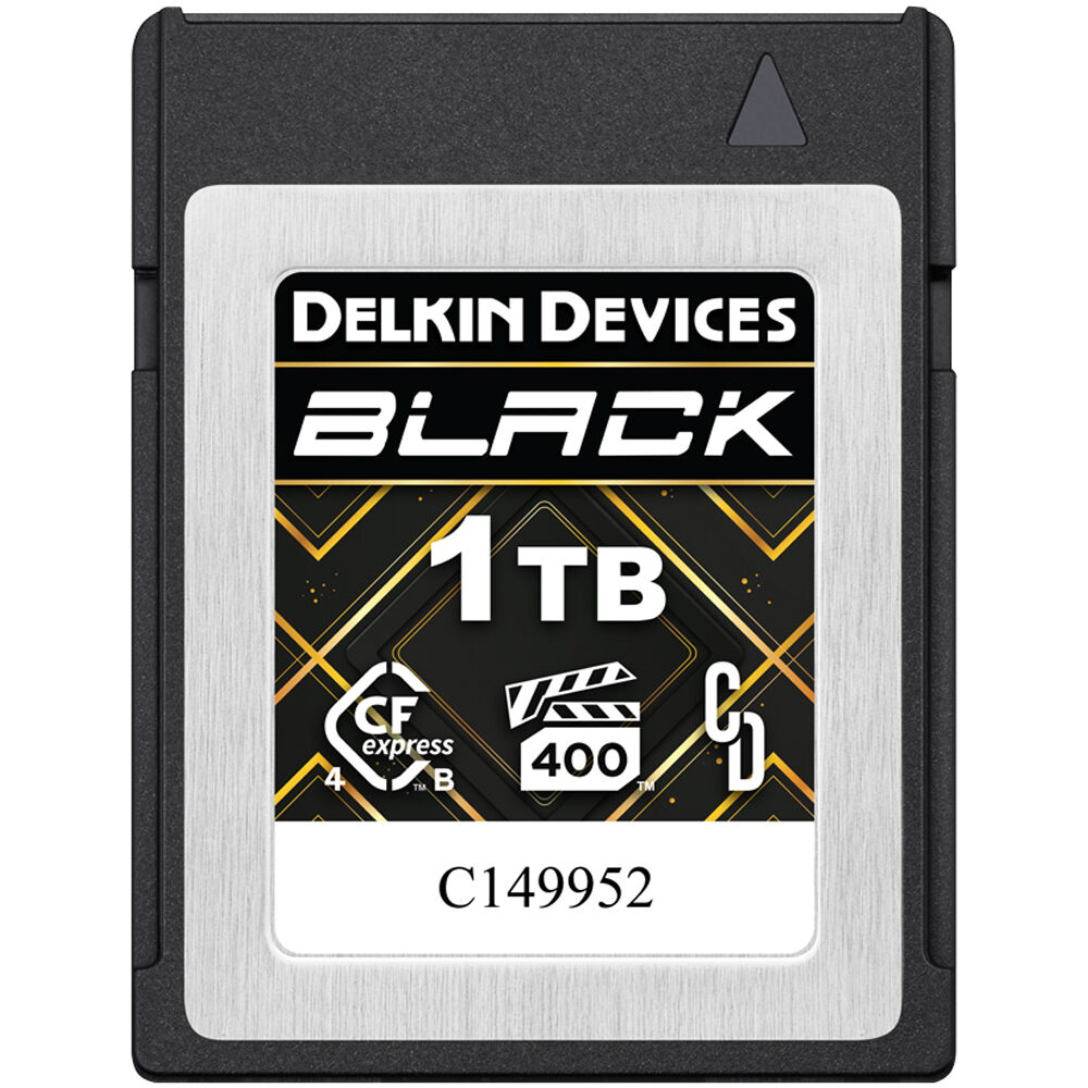 delkin devices 1TB BLACK CFexpress Type B 4.0 Memory Card
