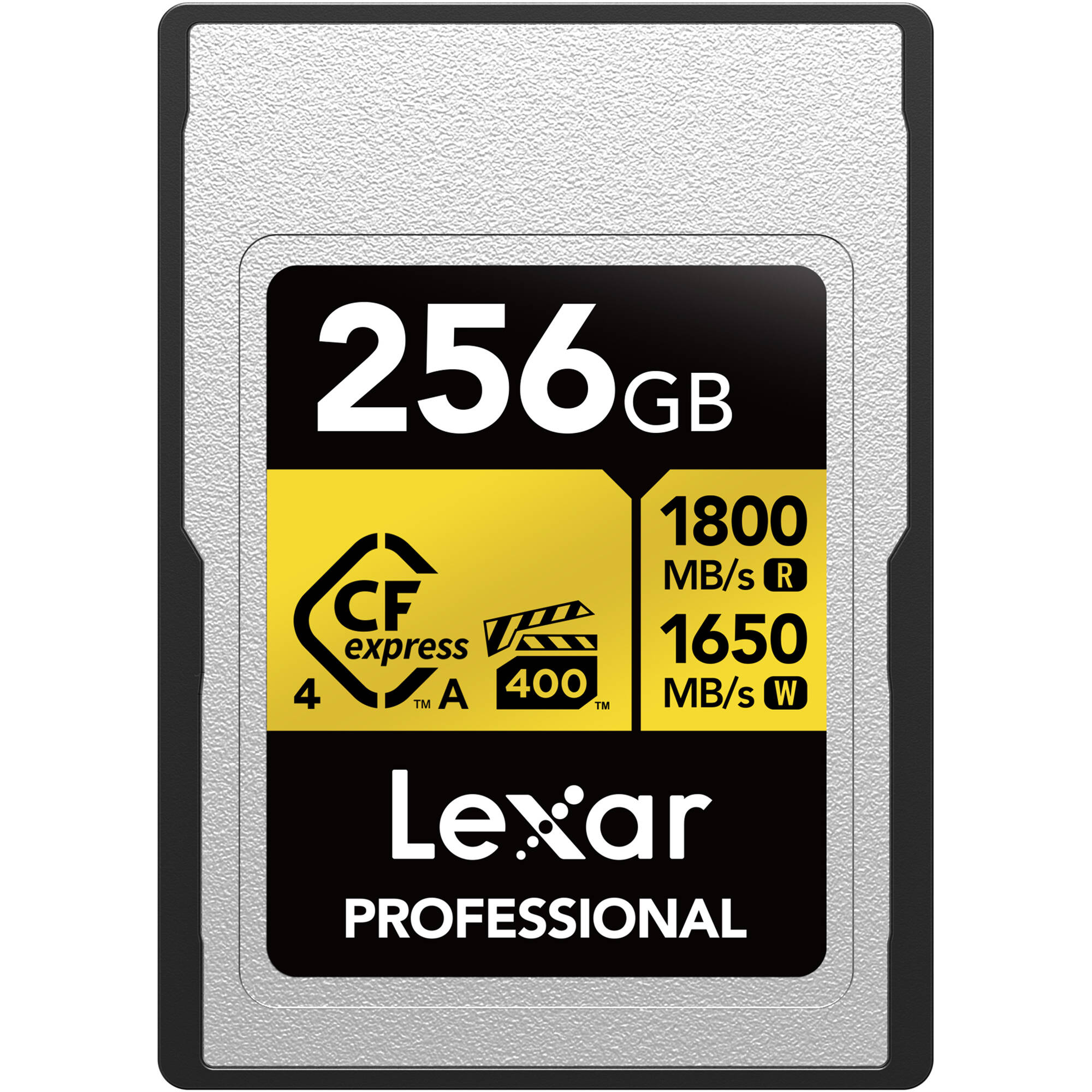 Lexar 256GB Professional GOLD CFexpress 4.0 Type A Memory Card