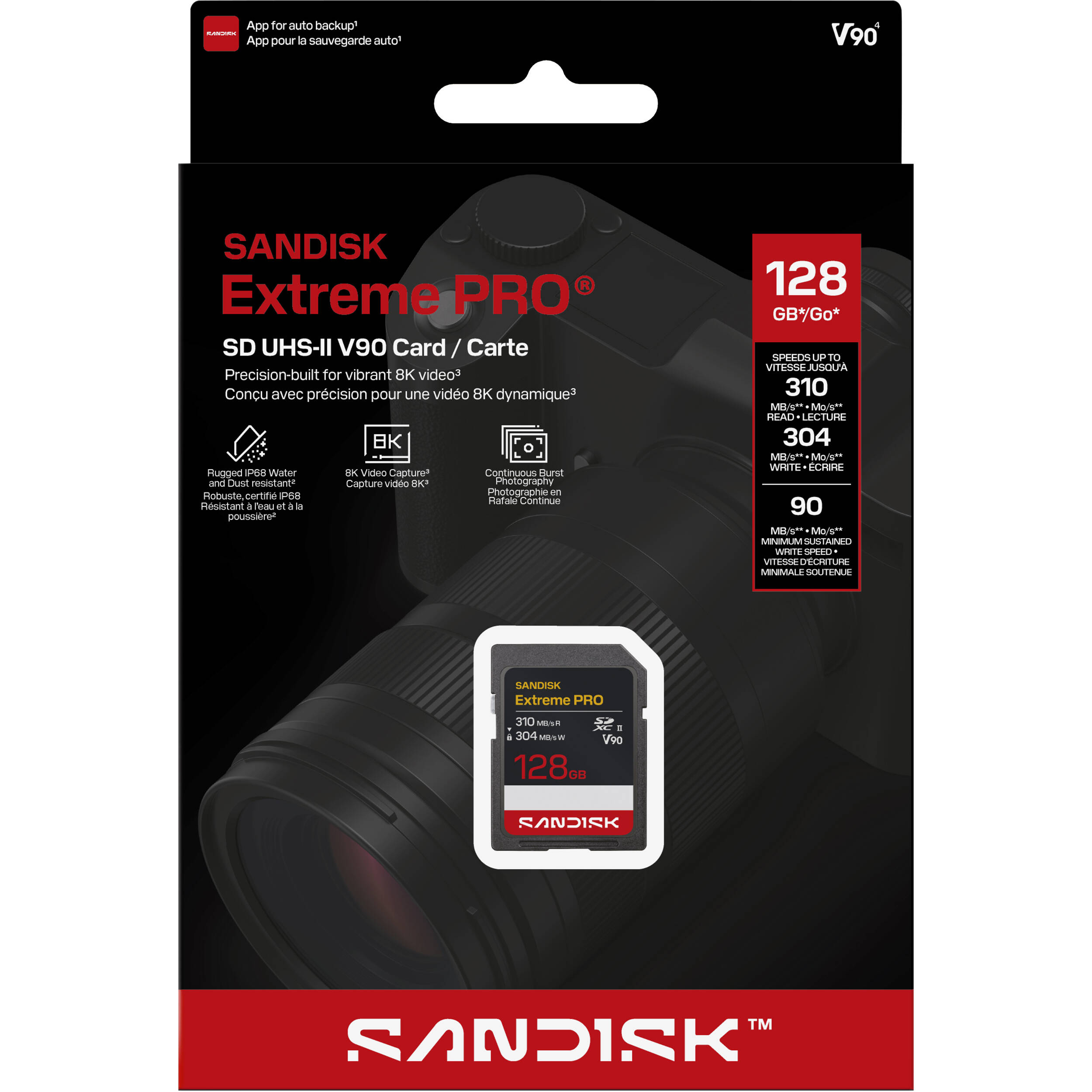 sandisk v90 128gb