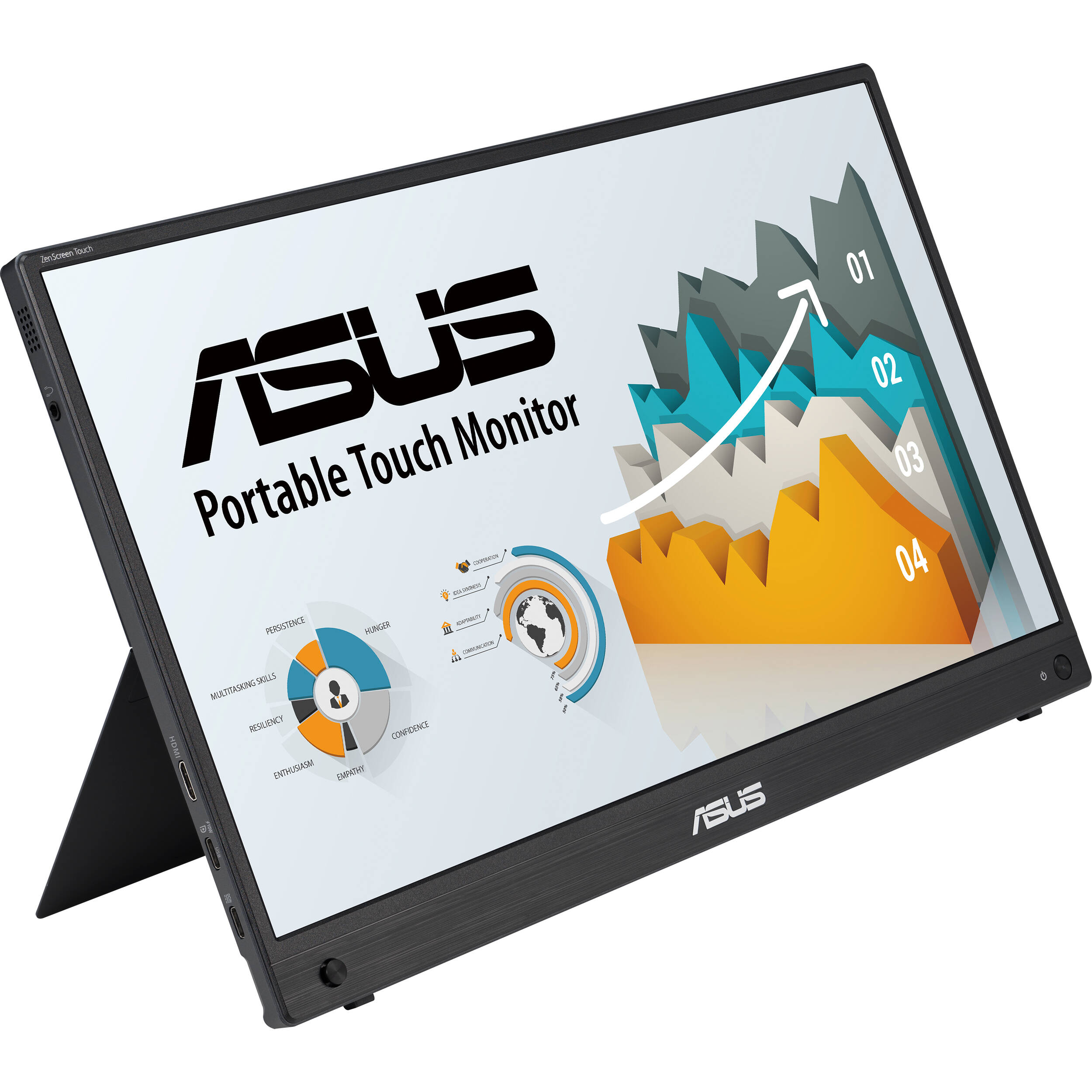 Asus ZenScreen Touch MB16AMTR 15.6" Multi-Touch Portable Monitor
