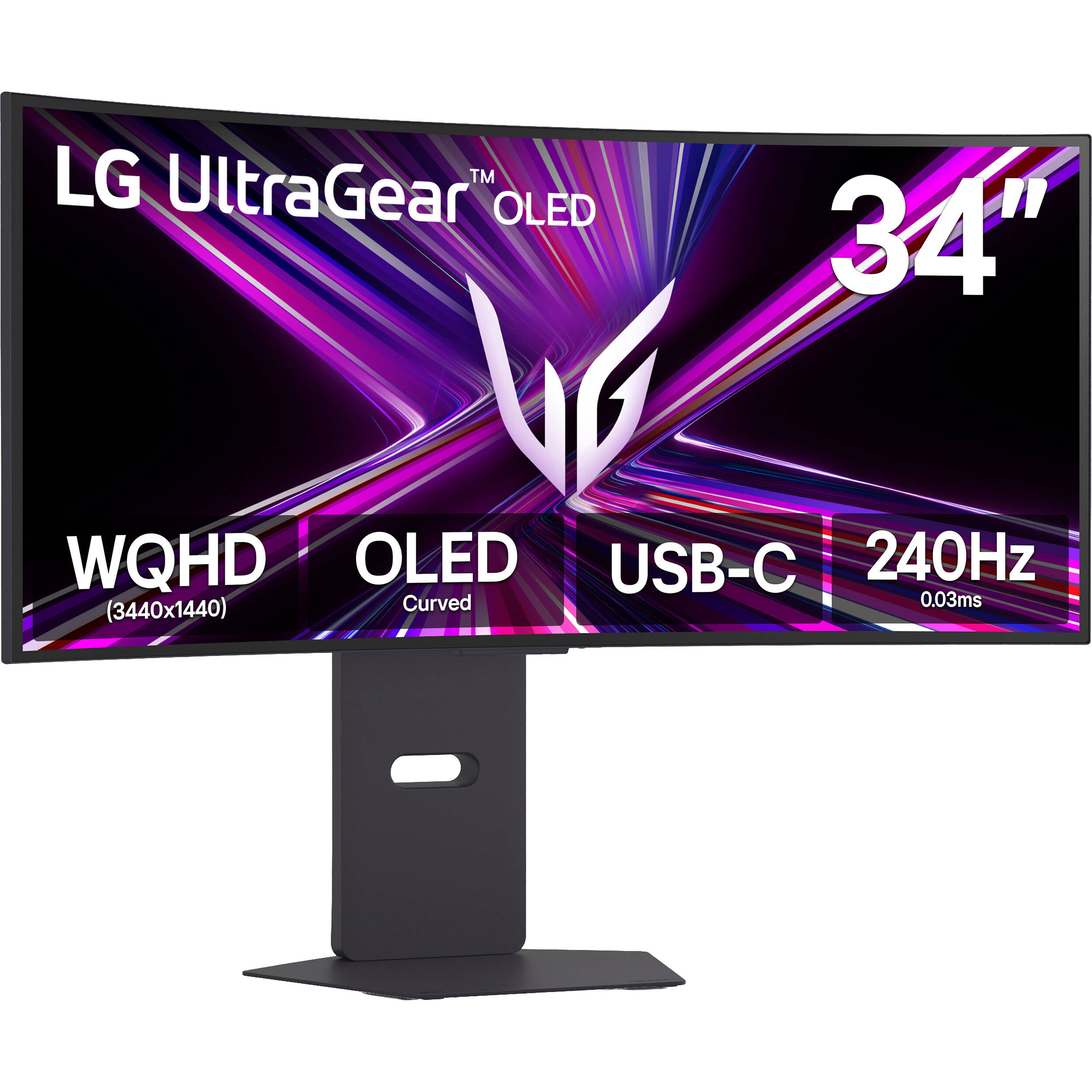 LG UltraGear OLED 34GX900A-B 34" 1440p HDR 240 Hz Curved Ultrawide Gaming Monitor