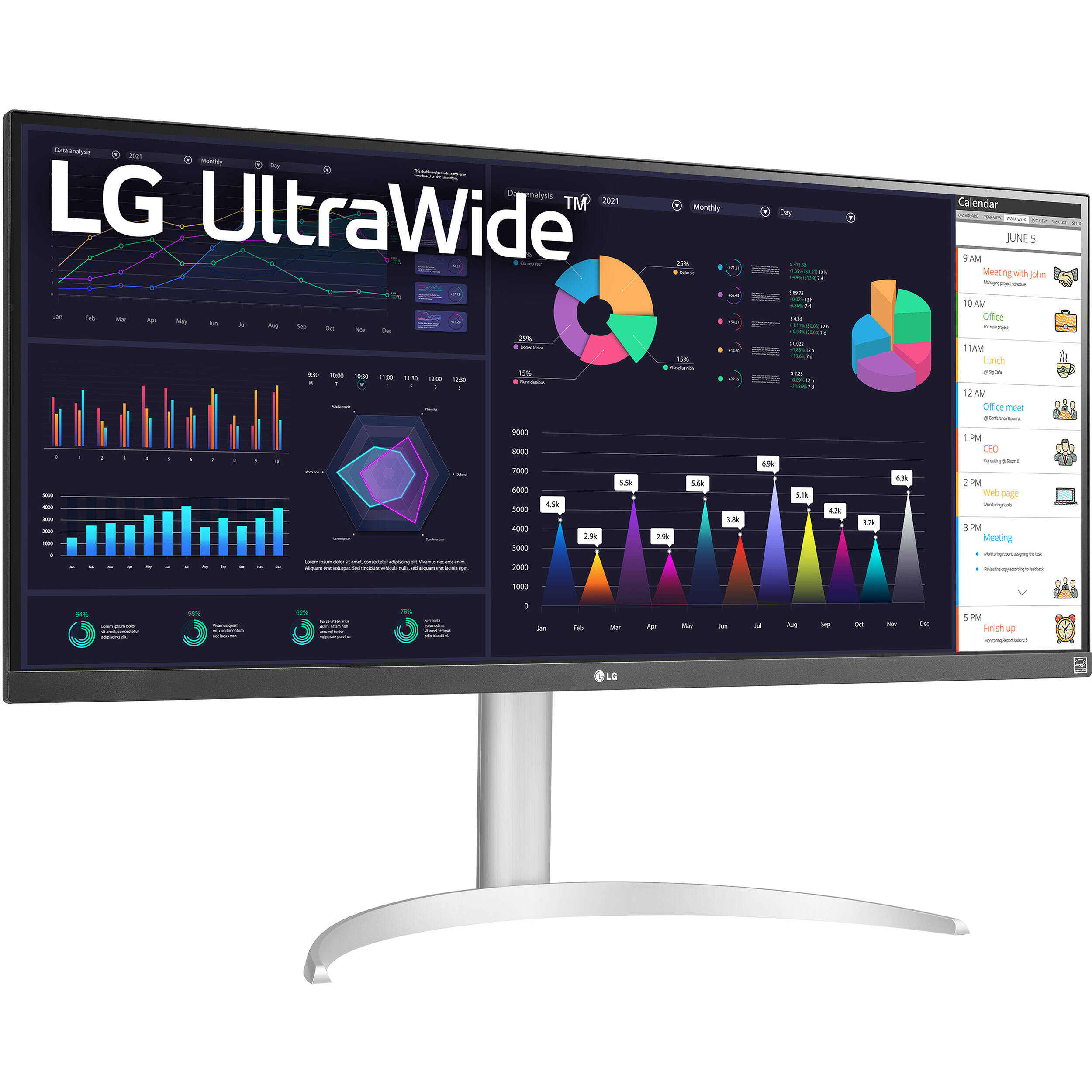 LG UltraWide 34" 1080p HDR Monitor