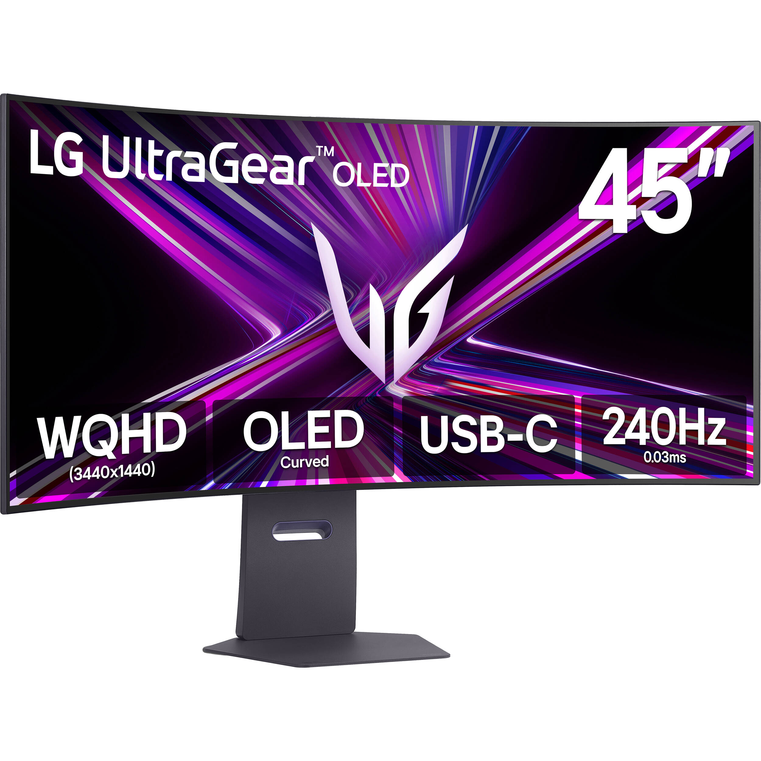 LG UltraGear OLED 45GX900A-B 44.5" 1440p HDR 240 Hz Curved Ultrawide Gaming Monitor