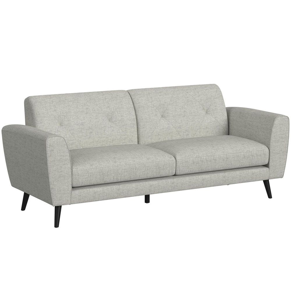 Sonata Sofa — Palmer Smoke with Black Legs