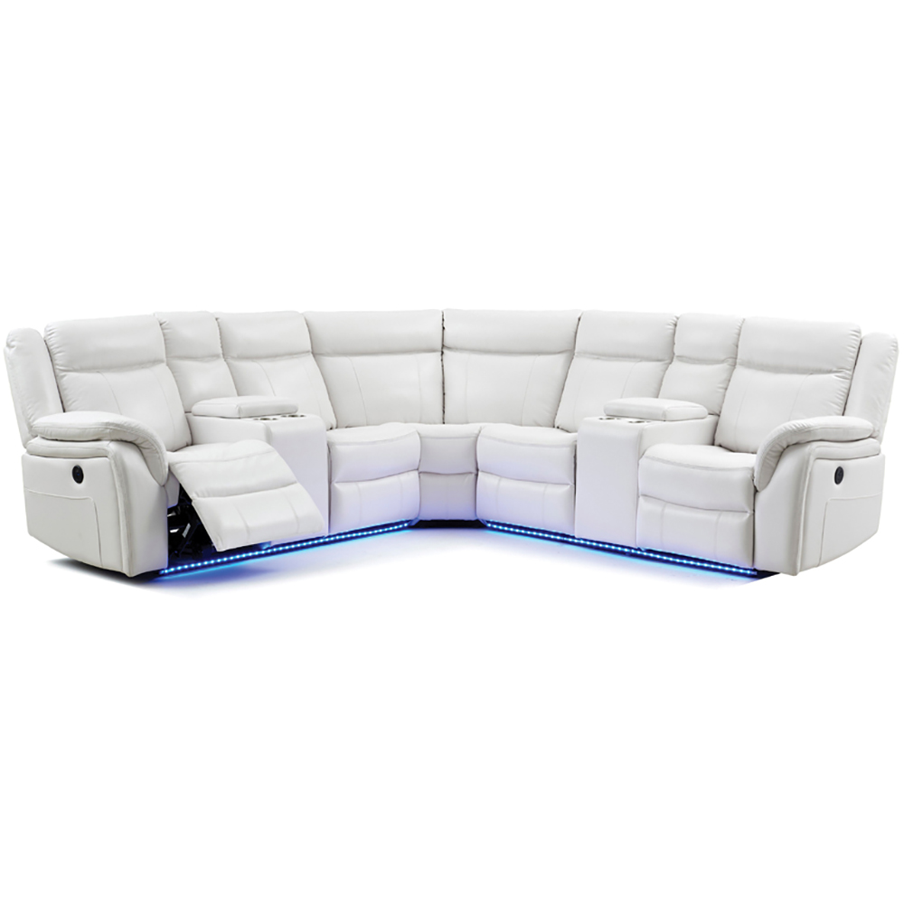 Sectional PRAF CRLS With LED - White