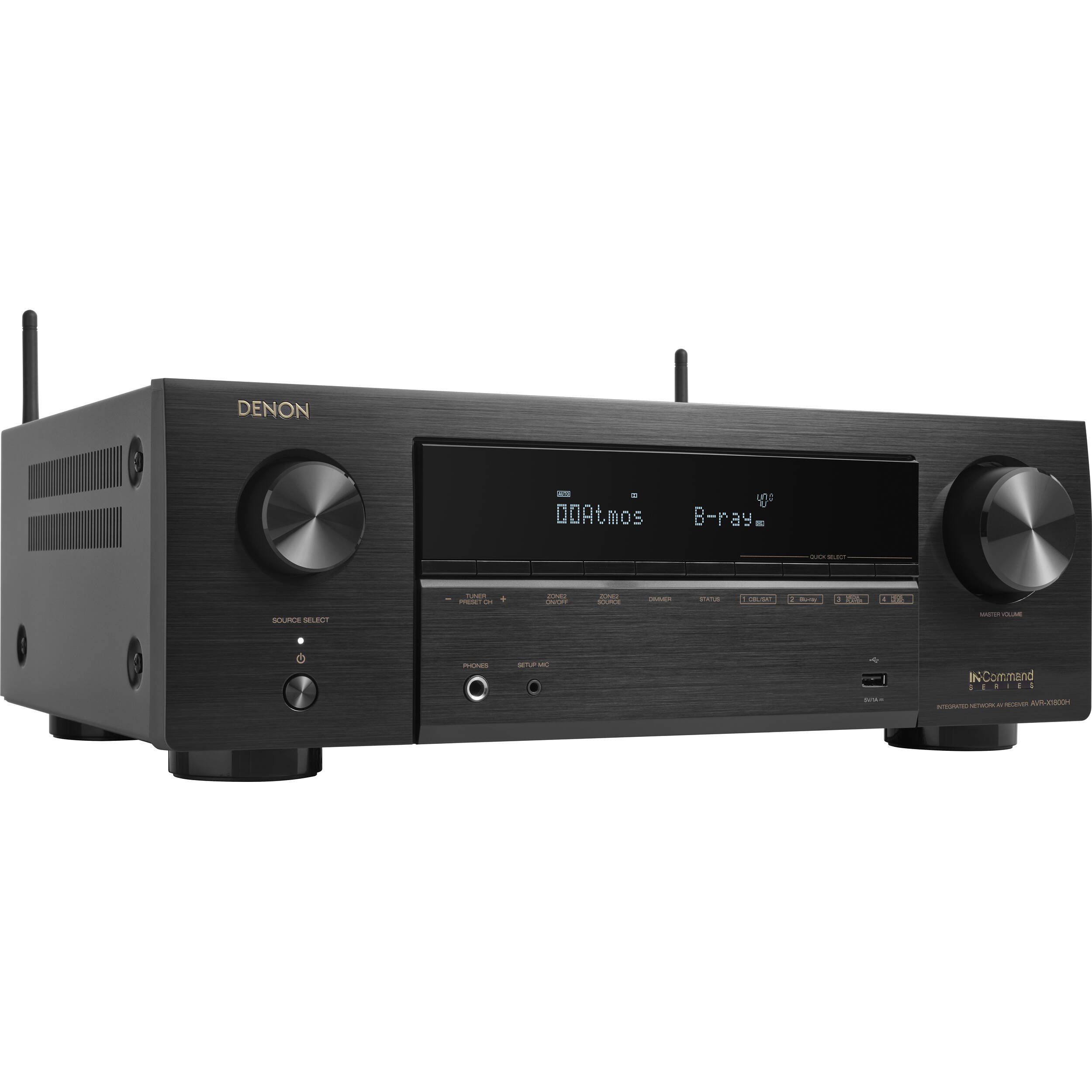 Denon X-Series AVR-X1800H 7.2-Channel Network A/V Receiver
