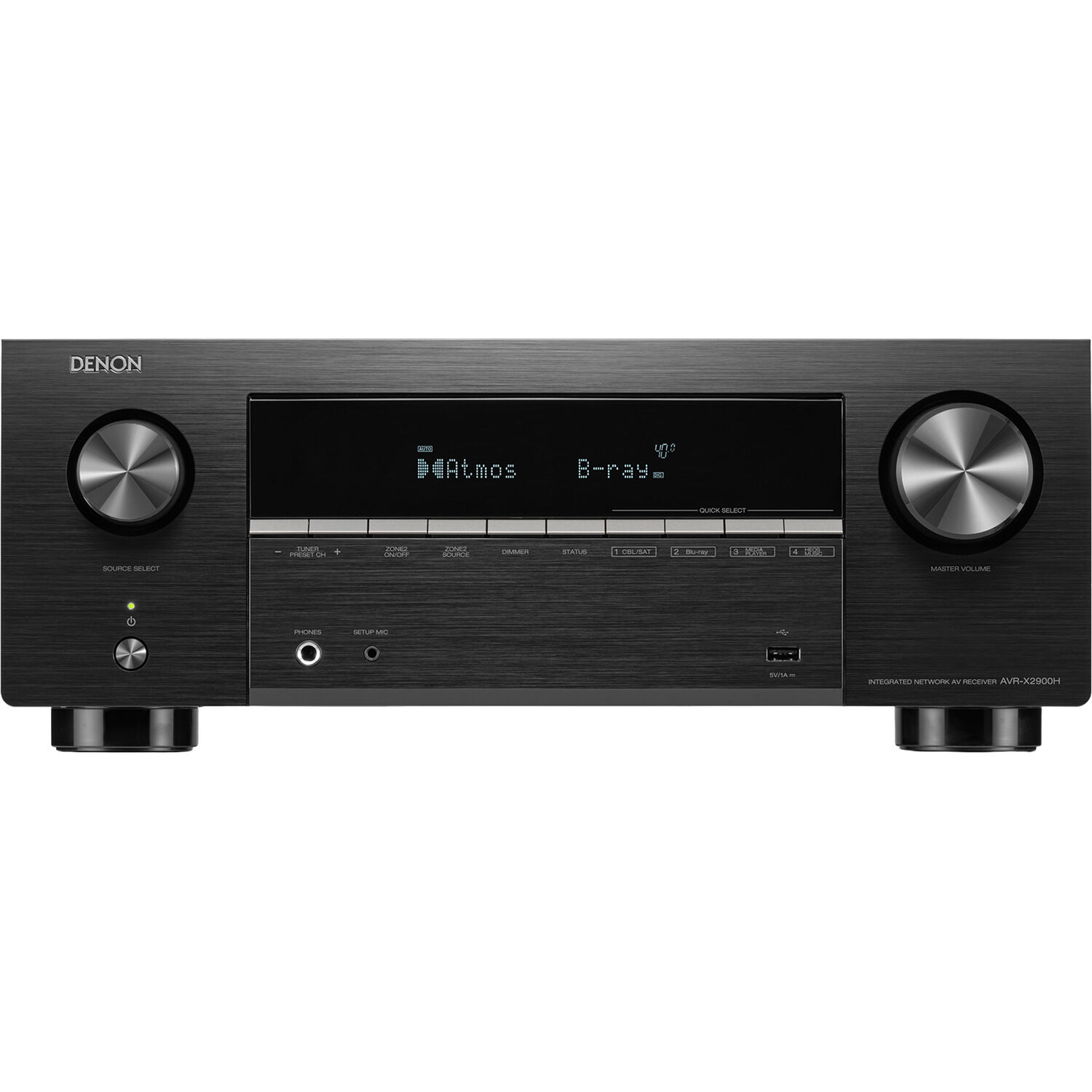 Denon AVR-X2900H 7.2-Channel Network A/V Receiver