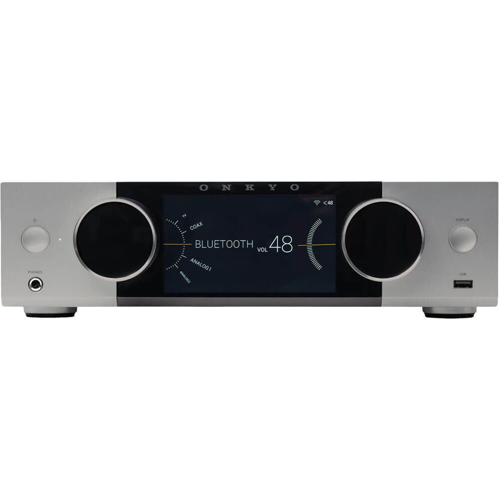 2 Ch. Muse Y-40 Network Streamer and Integrated High Power Amplifier - Silver