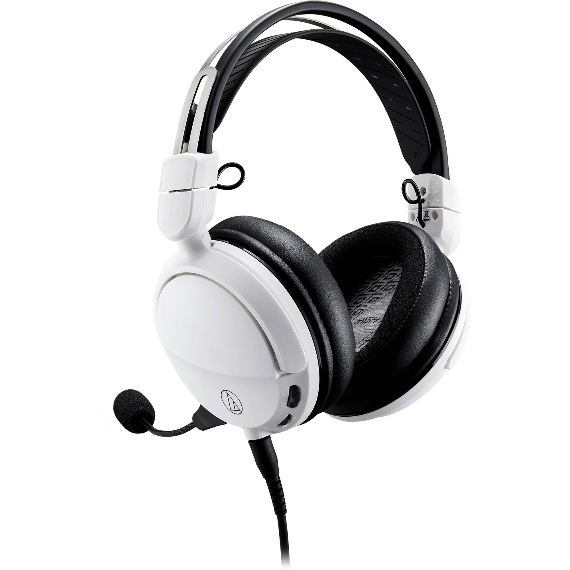 Audio Technica ATH-GL3 Over-Ear Gaming Headset (White)