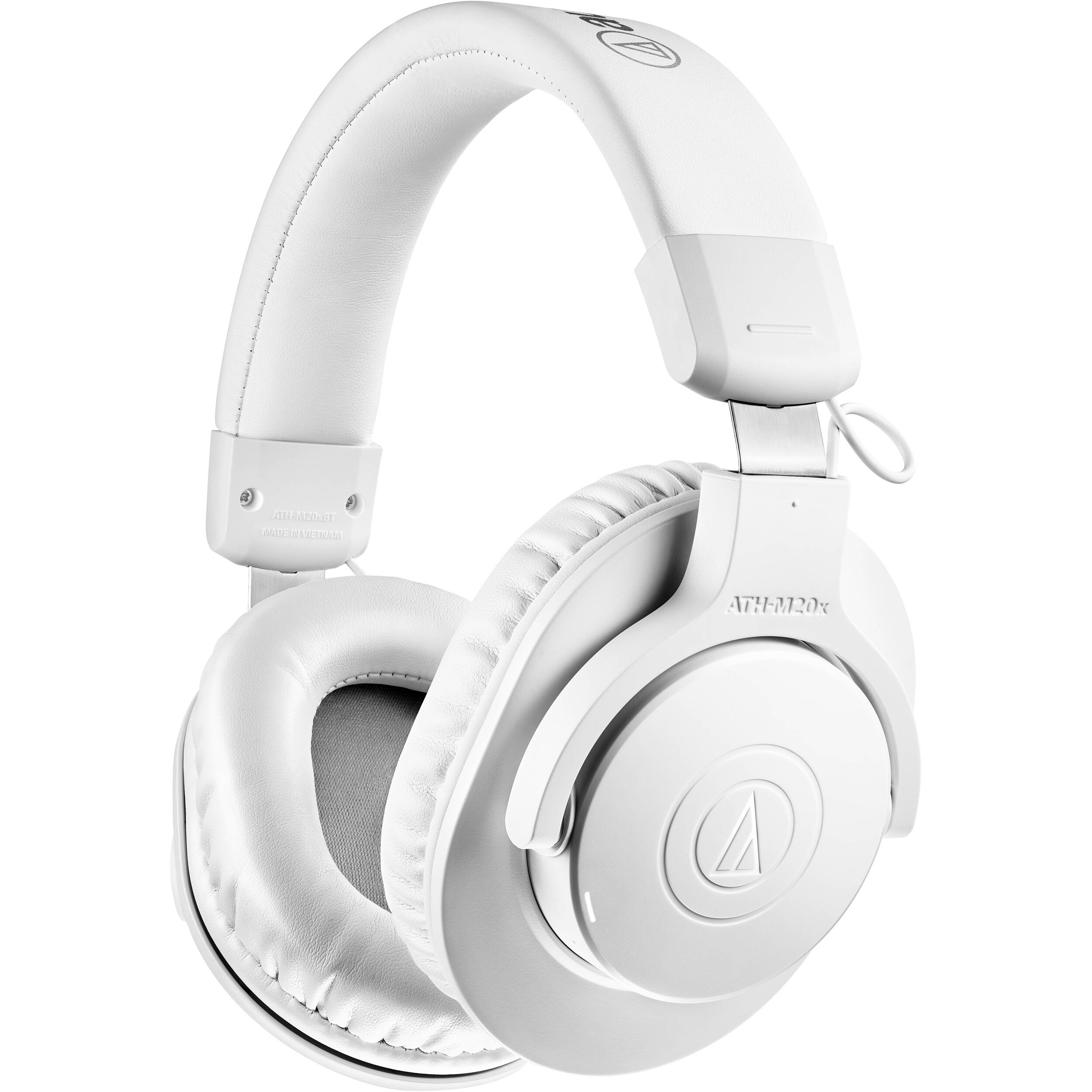 Audio Technica ATH-M20xBT Wireless Over-Ear Headphones (White)