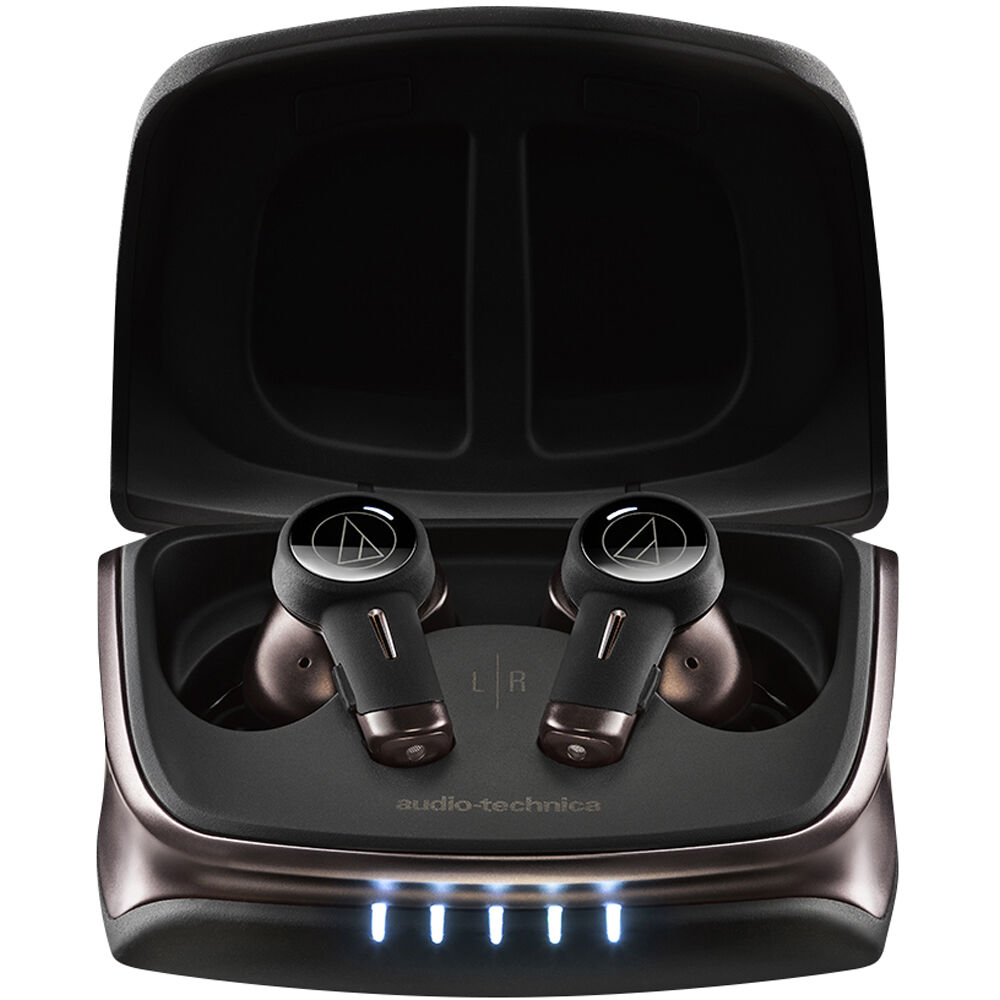 Audio Technica ATH-TWX9 Noise-Canceling True Wireless In-Ear Headphones (Black)