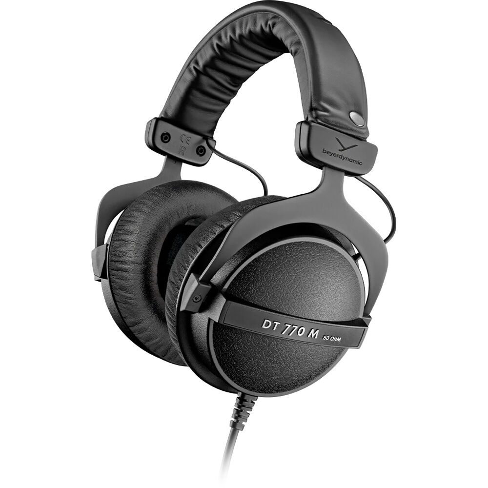 DT-770M - Noise-Attenuating Circumaural Studio/Live Event Stereo Headphones - 80 Ohms