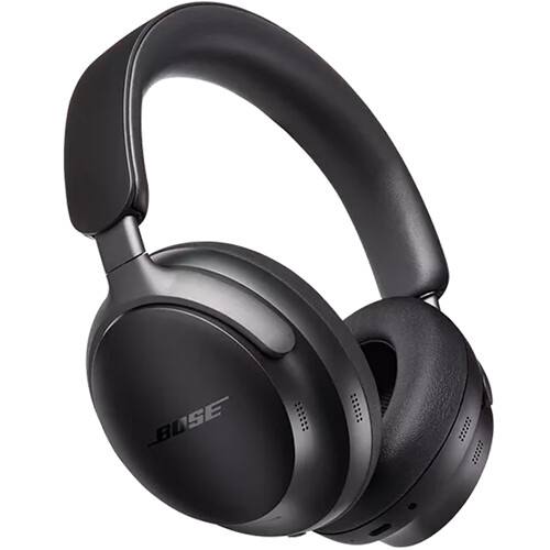 Bose QuietComfort Ultra Wireless Noise Canceling Over-Ear Headphones (Black, 2nd Gen)