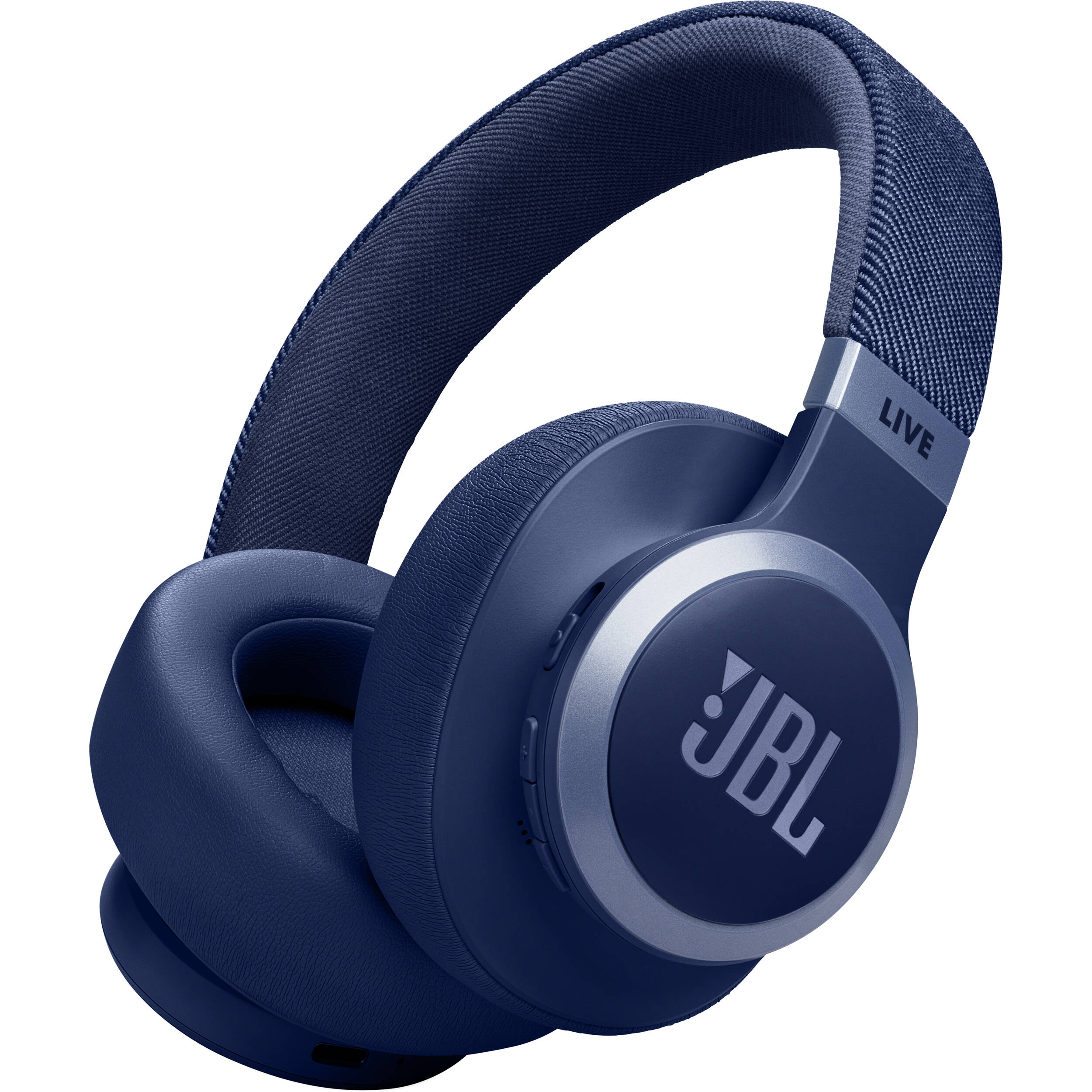 Jbl Live 770 NC Over-Ear Noise-Cancelling Headphones (Blue)