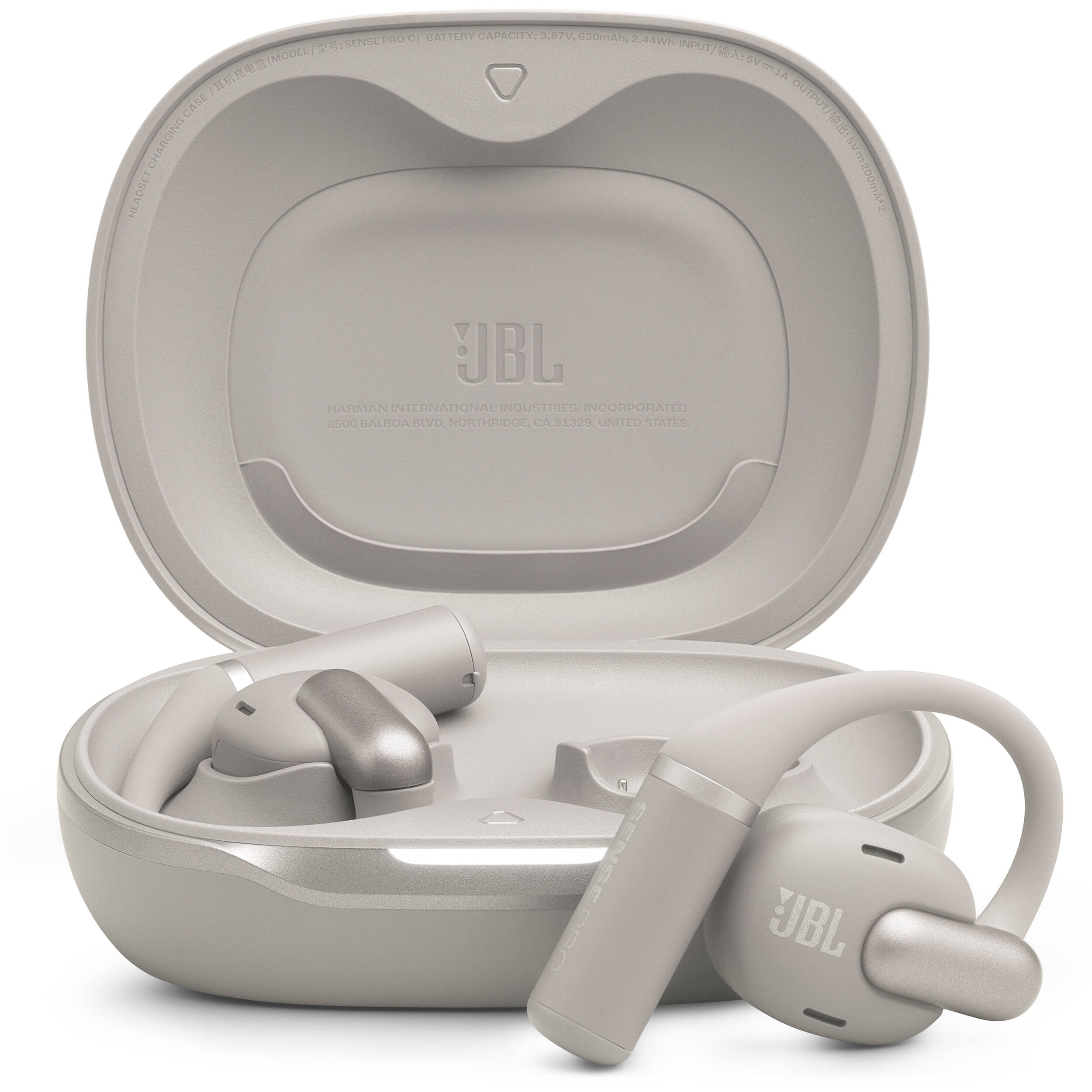 JBL Sense Pro True Wireless Open-Ear Headphones (Gray)