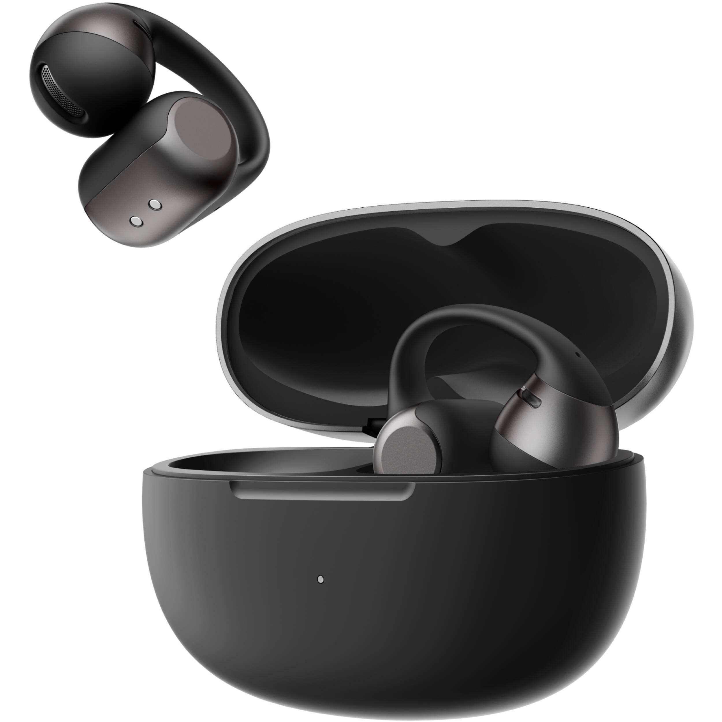 SHOKZ OpenDots 2 Open-Ear Clip-On Earbuds (Black)