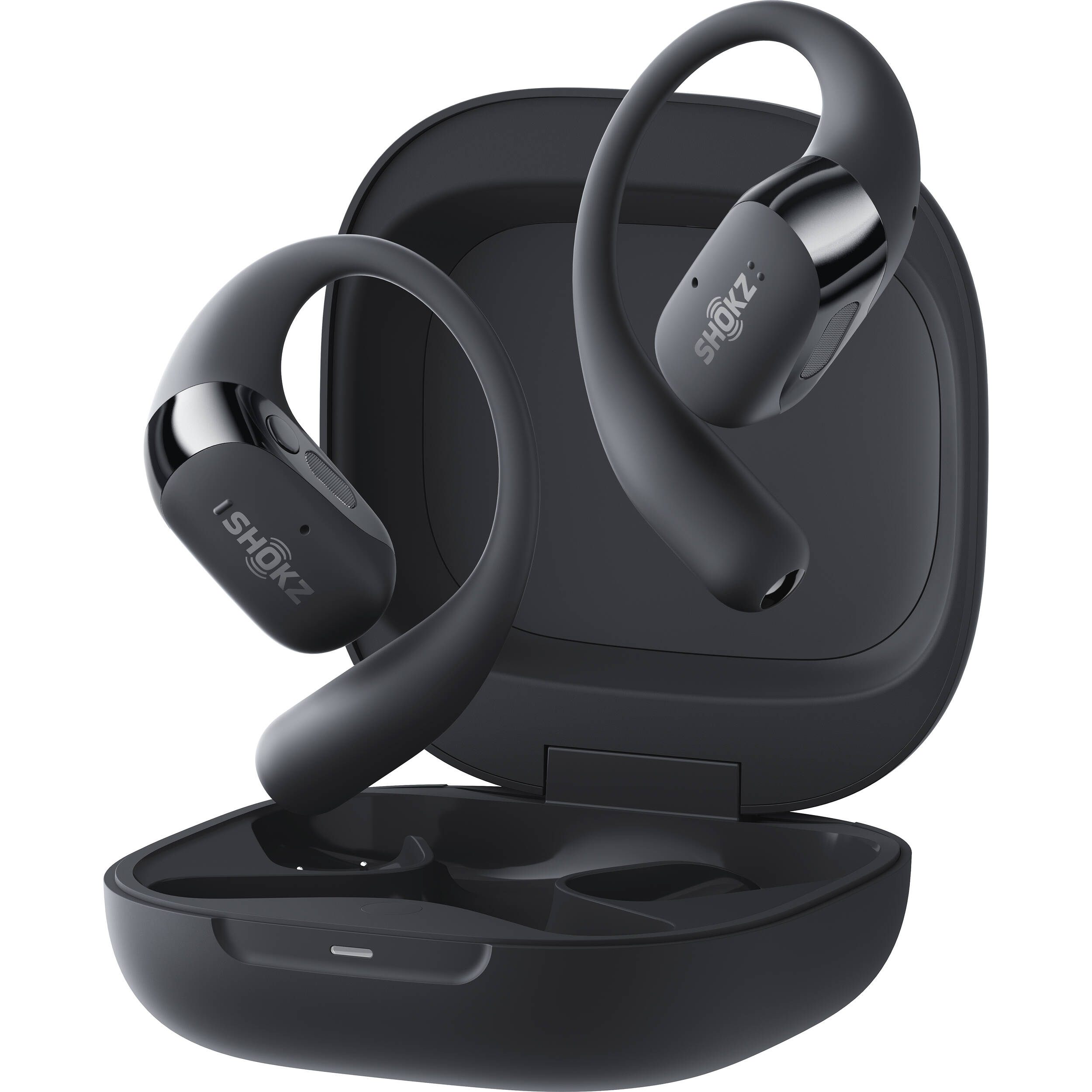 SHOKZ OpenFit 2+ True Wireless Open-Ear Headphones (Black)
