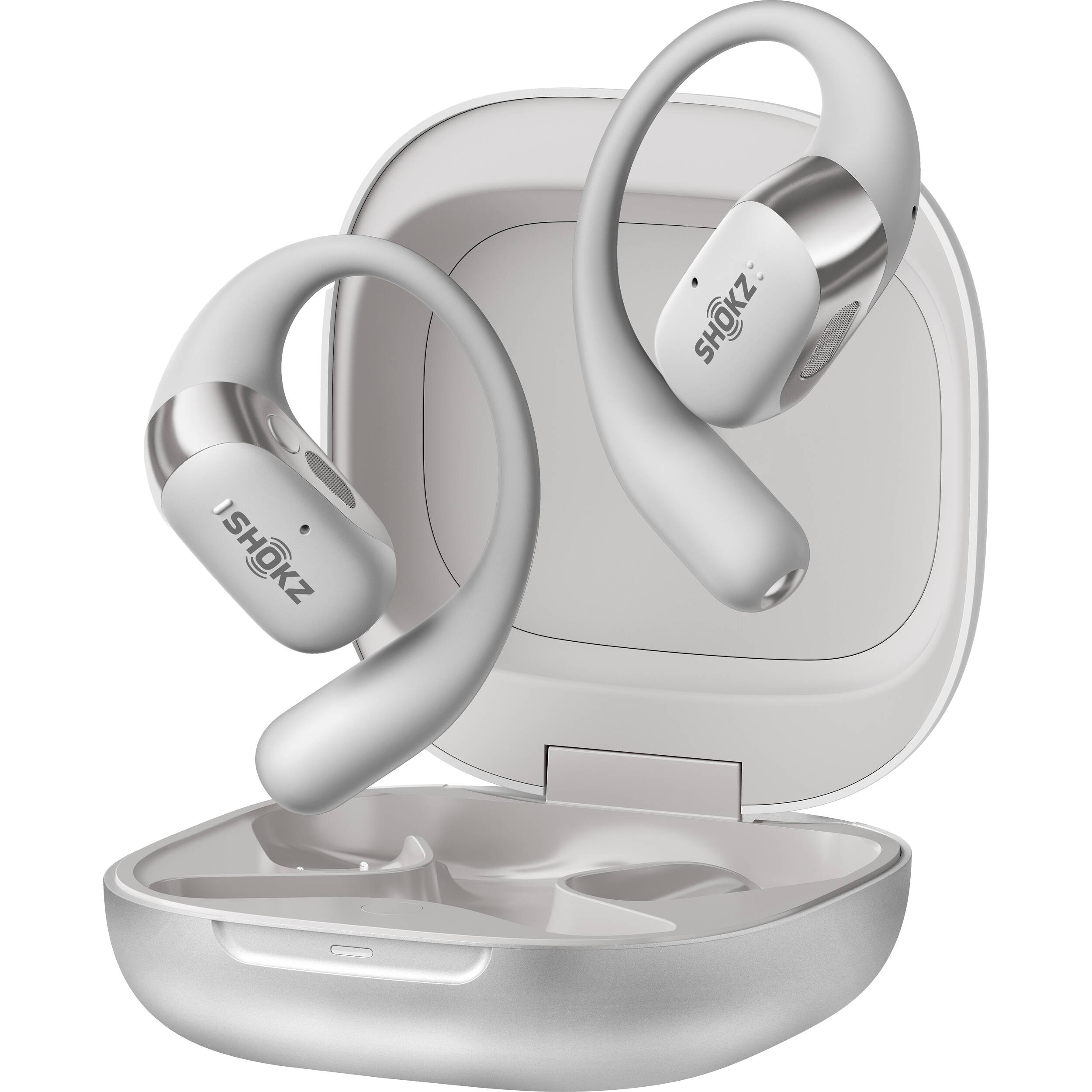 SHOKZ OpenFit 2+ True Wireless Open-Ear Headphones (Gray)