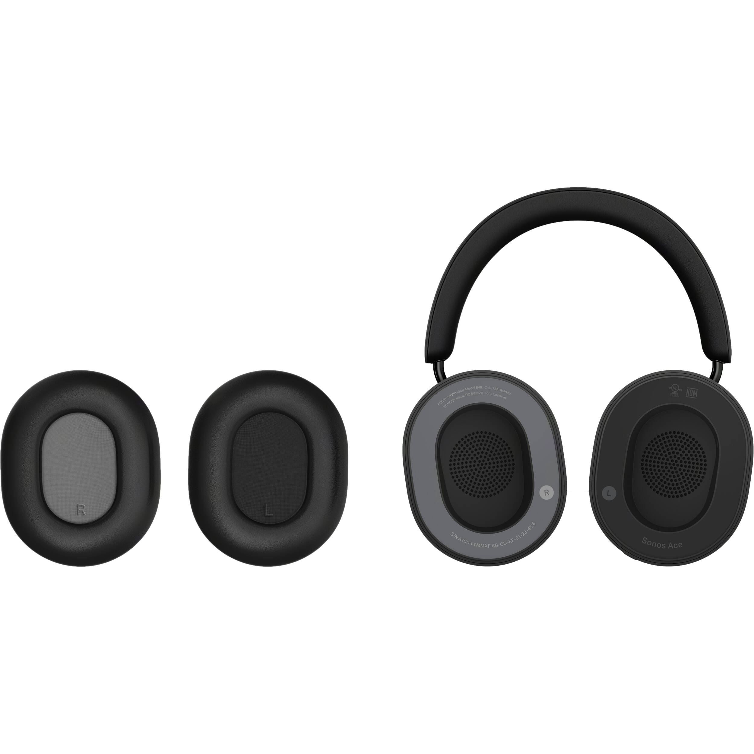 Sonos Ace Wireless Noise-Canceling Over-Ear ACEG1US1BLK Greentoe