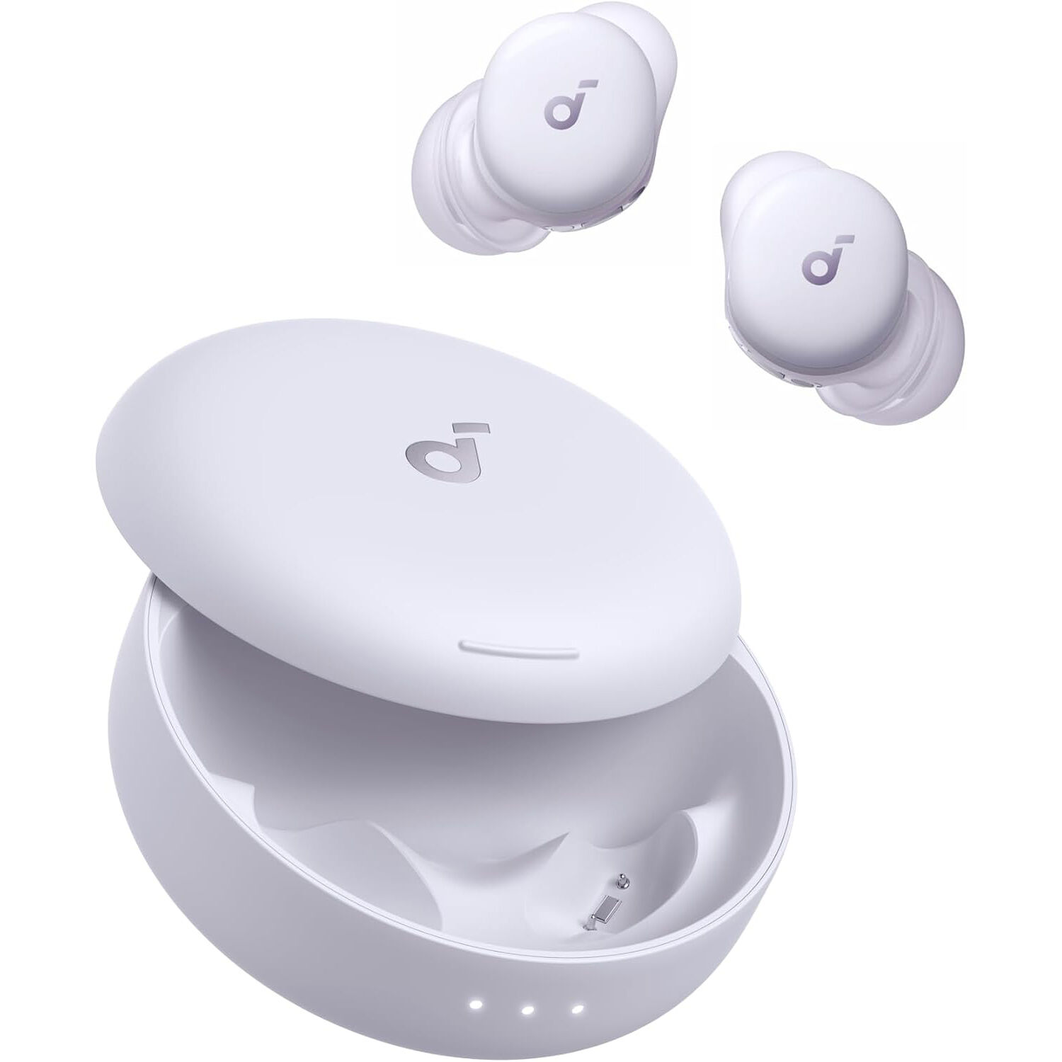 Soundcore by Anker Sleep A30 Special Sleep Earbuds with Triple Noise Reduction System (Mist Lilac)