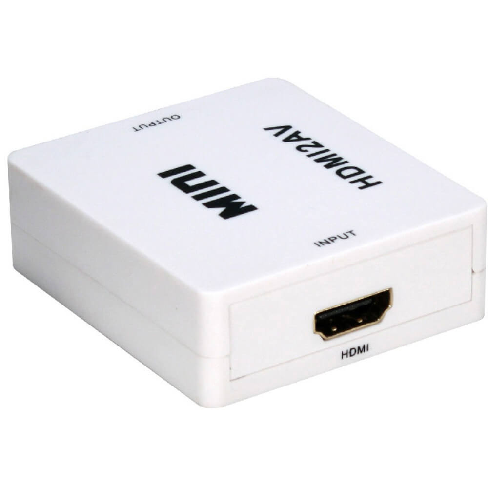 QVS HDMI to Composite Video & Stereo Audio Converter