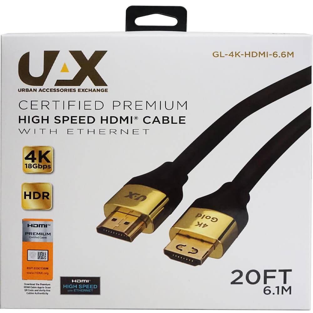 UAX 20 ft. High-Speed HDMI Cable