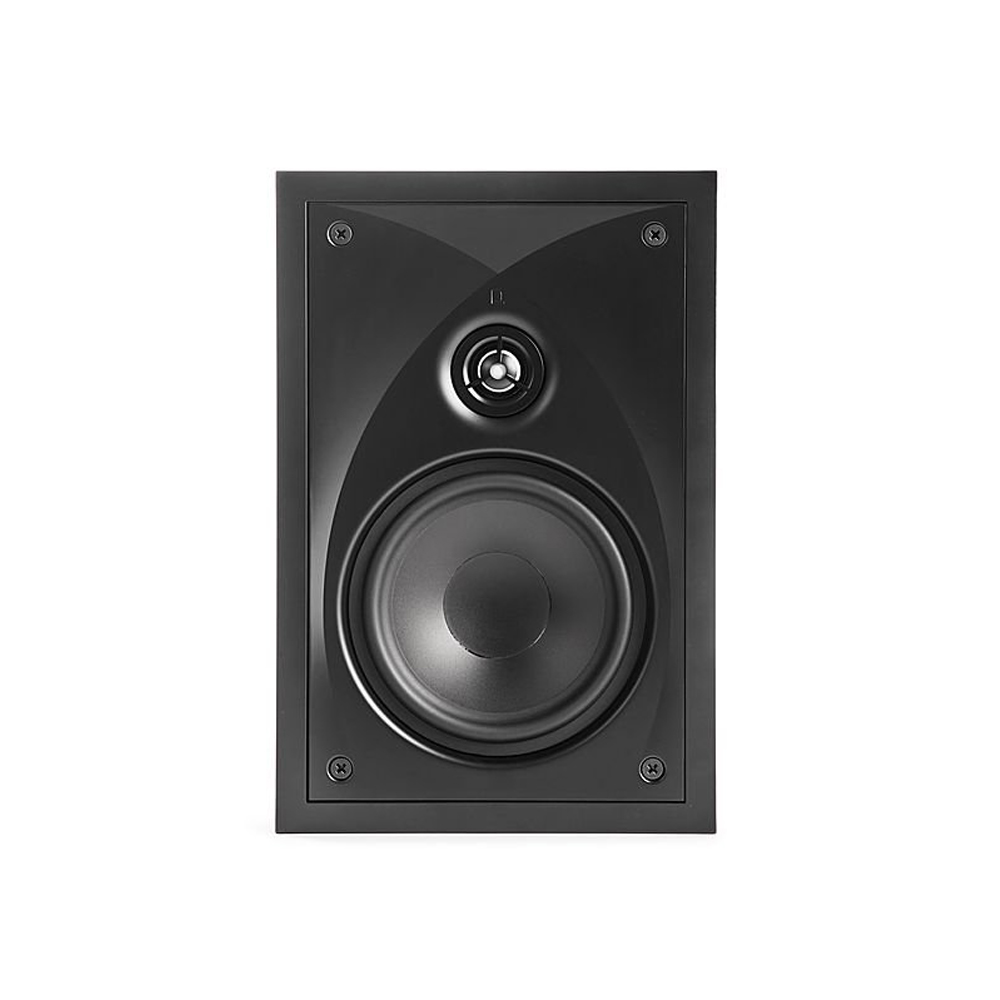 6.5-inch In-Wall Speaker with Pivoting Tweeter - Black