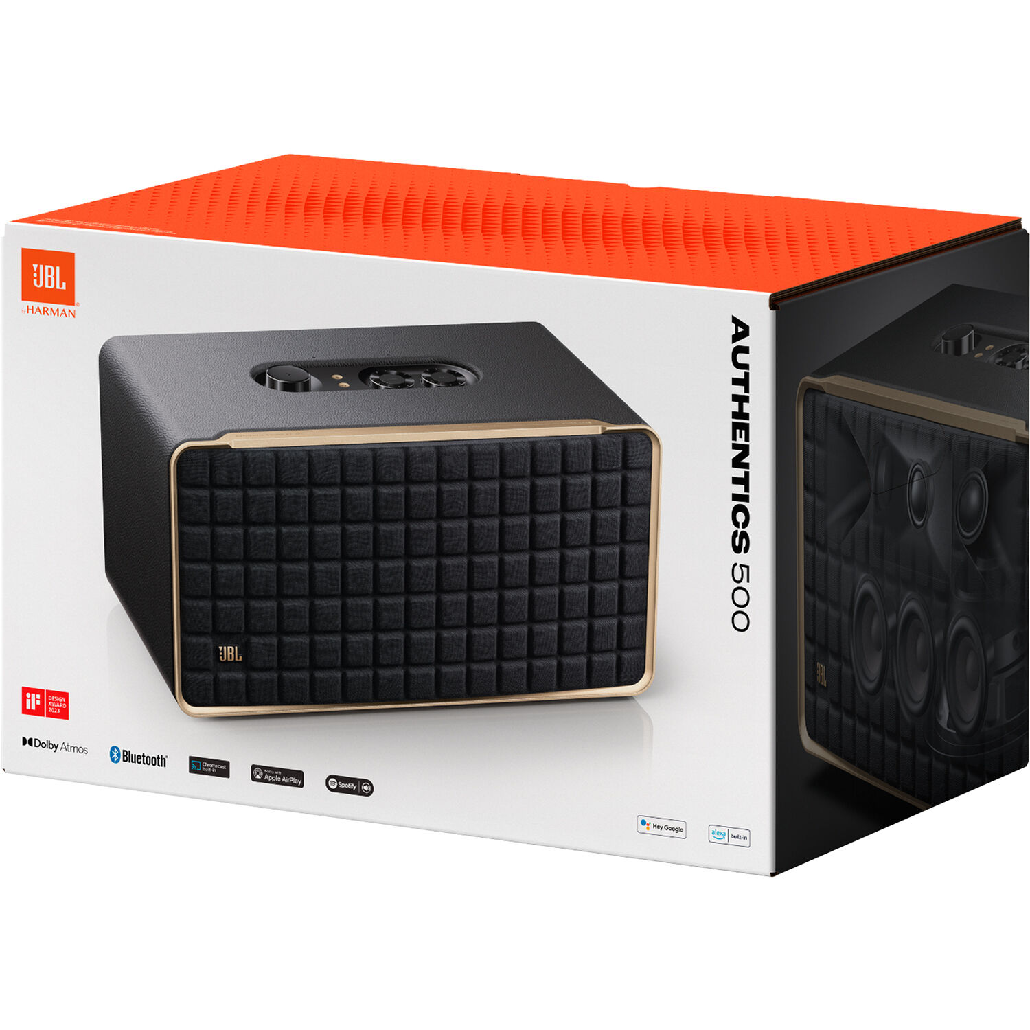JBL Authentics 500 Wireless Home Speaker JBLAUTH500BLKAM Greentoe